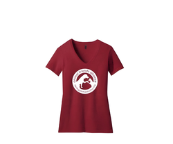 Animal Friends Alliance Fitted V-Neck Circle Logo Tee