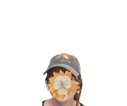 Heather Gray Embroidered Logo Baseball Hat