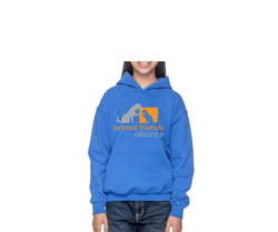 Youth Royal Blue Logo Pull-Over Hoodie
